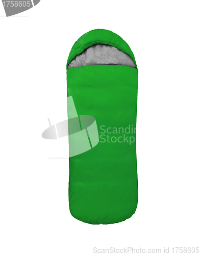 Image of Sleeping bag used to keep warm on camping trips