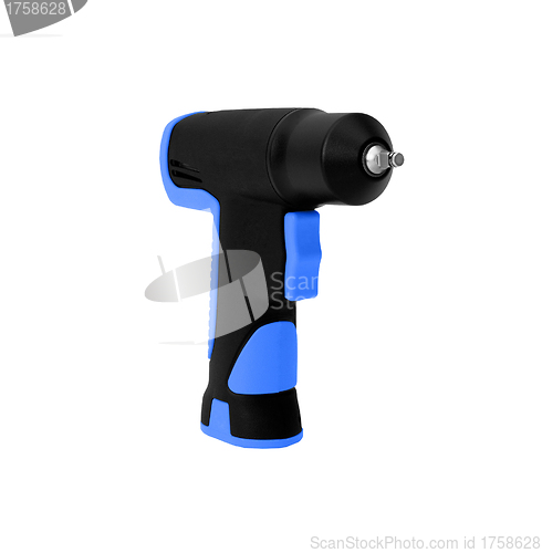 Image of electric screwdriver isolated