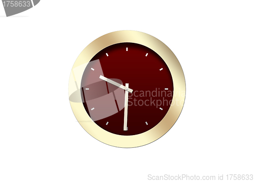 Image of Clock isolated on white background