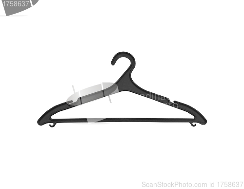 Image of black clothes hanger