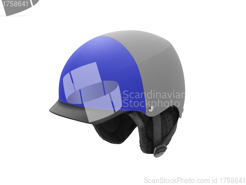 Image of Baseball helmet on a white background