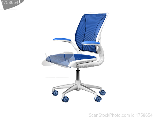 Image of blue modern chair