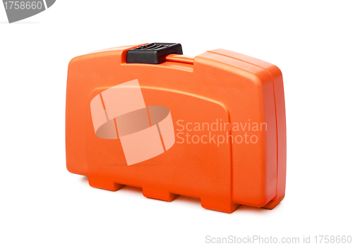 Image of A orange box tool