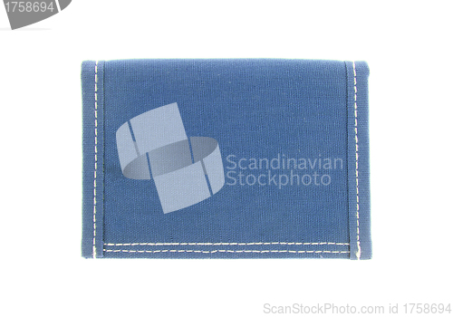 Image of Blue fabrik wallet