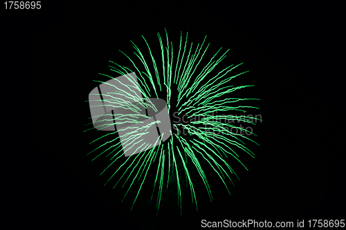 Image of Green Fireworks