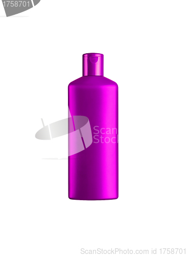 Image of Plastic bottle isolated on a white background