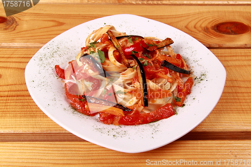 Image of penne all'arrabbiata , italian pasta dish