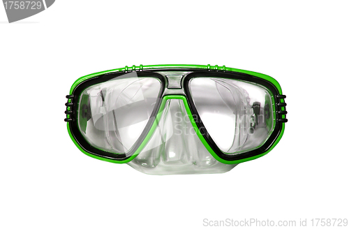 Image of Snorkel and Mask for Diving isolated