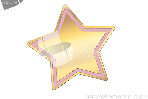 Image of Christmass star isolated