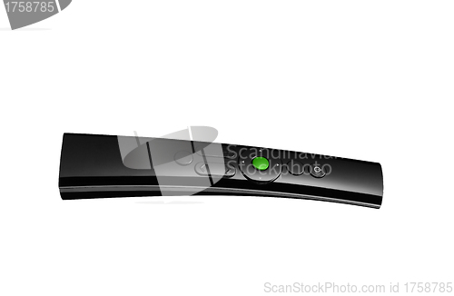 Image of TV remote control isolated on white