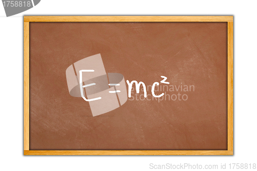 Image of blackboard in the classroom