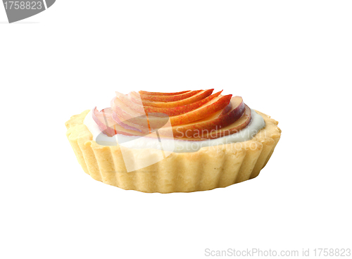 Image of cup cake with Apples