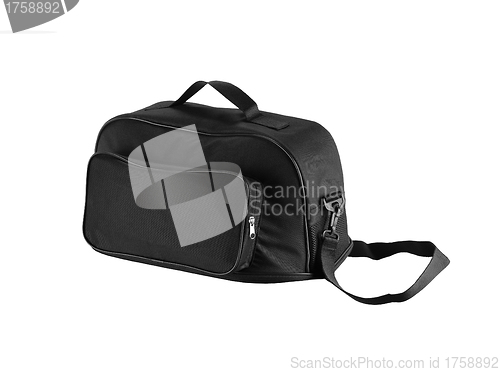 Image of Black bag isolated