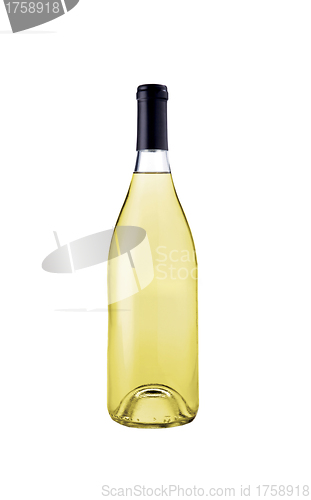 Image of Wine bottle isolated