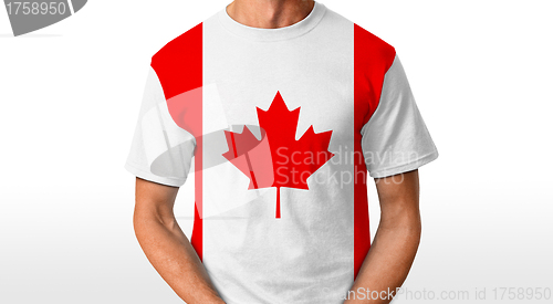 Image of Europe t-shirt isolated on white