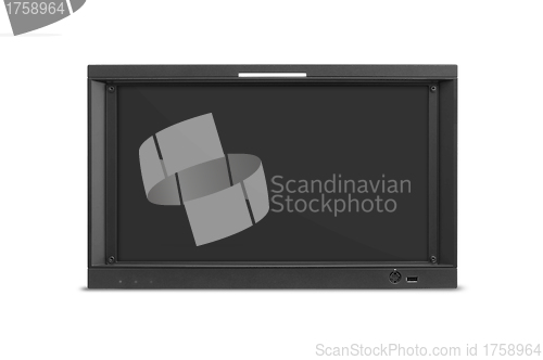 Image of widescreen lcd monitor isolated on white