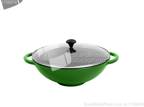 Image of pan isolated on a white