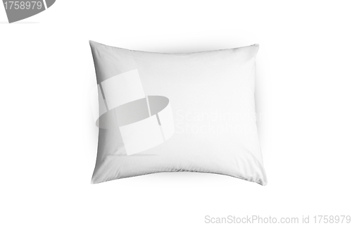 Image of close up of a pillow isolated