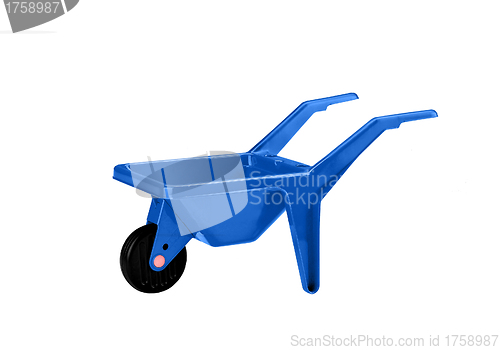 Image of isolated handtruck on white background