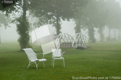 Image of Chairs and footbridge 01