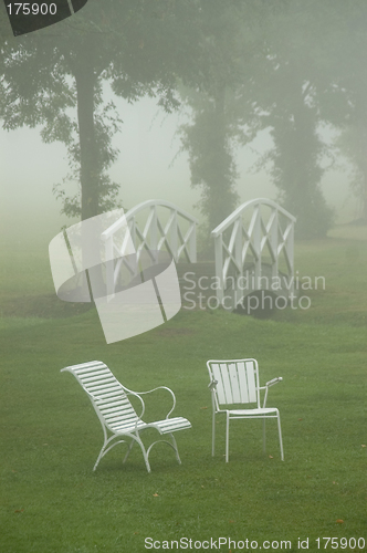 Image of Chairs and footbridge 02