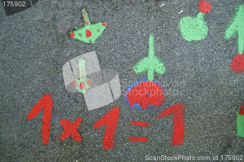 Image of Childrens pavement art