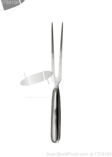 Image of meat fork isolated