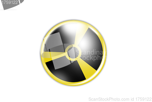 Image of Radiation sign in circle