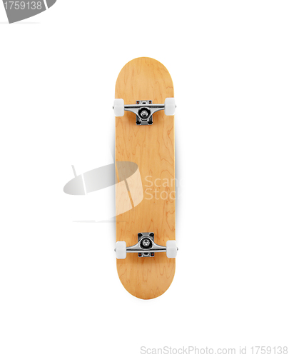 Image of skateboard on a white background