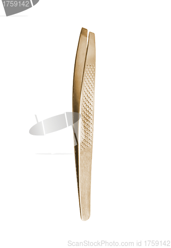 Image of stainless steel grooming tweezers