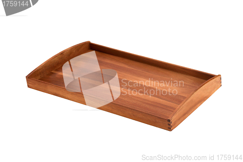 Image of wooden breadbasket for bread keeping