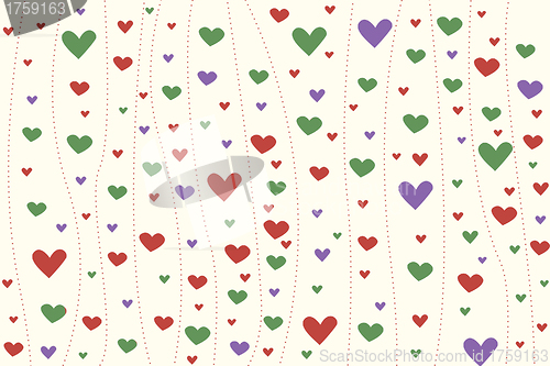 Image of background with hearts
