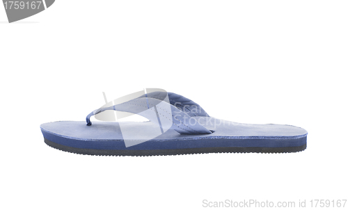 Image of blue sandals/flip flops