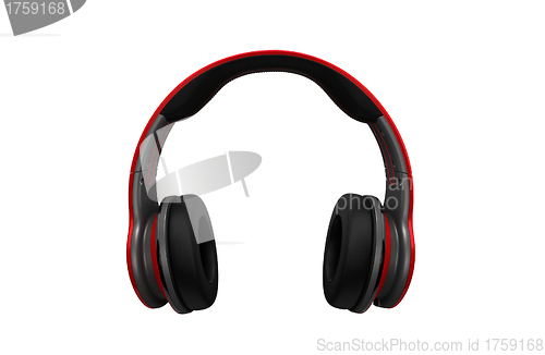 Image of Headphones isolated on a white background