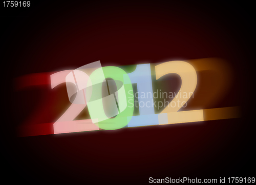 Image of New 2012 year background.