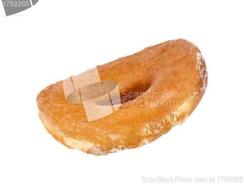 Image of classic donut isolated on a white background