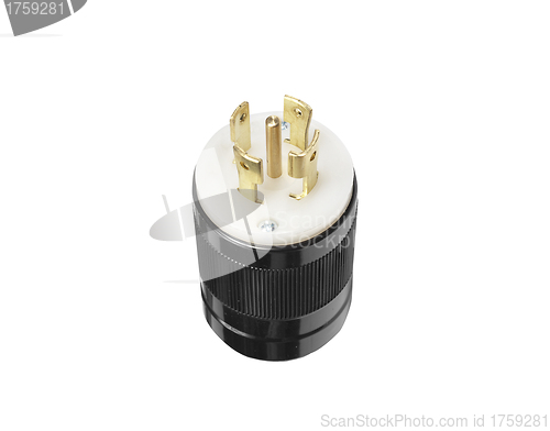 Image of Electric plug isolated