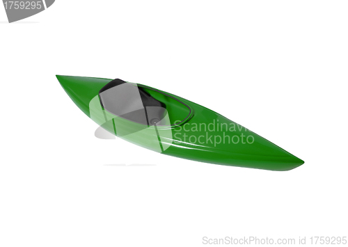 Image of kayak isolated on white background