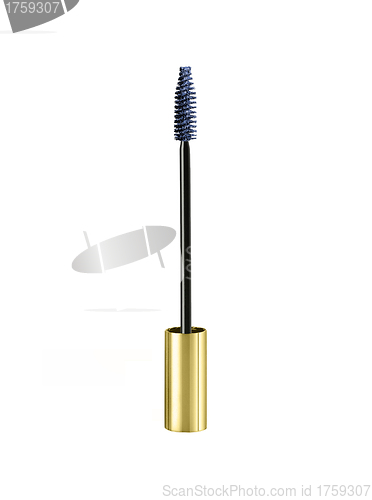 Image of mascara for the eyes on a white background