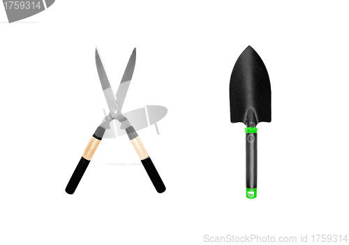 Image of Garden tools isolated