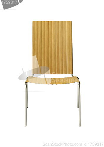 Image of Wooden chair isolated
