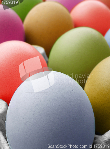 Image of multi color eggs