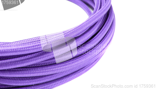 Image of Purple rope isolated