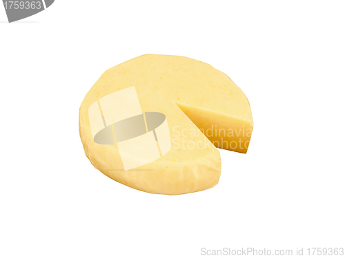 Image of One wheel round cheese