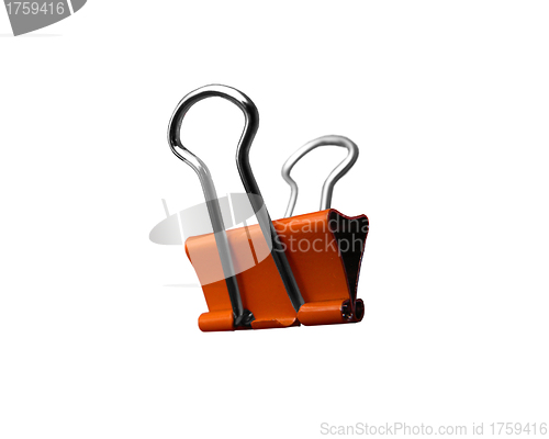 Image of Paper Clip on White Background