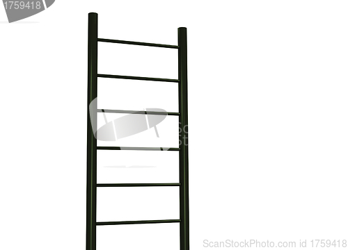 Image of Green gym ladder