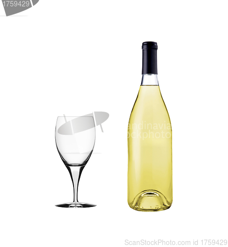 Image of White wine set