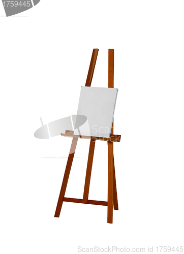 Image of Easel isolated on white