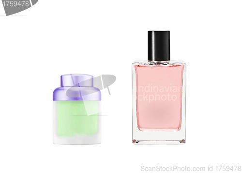 Image of Perfume bottles isolated