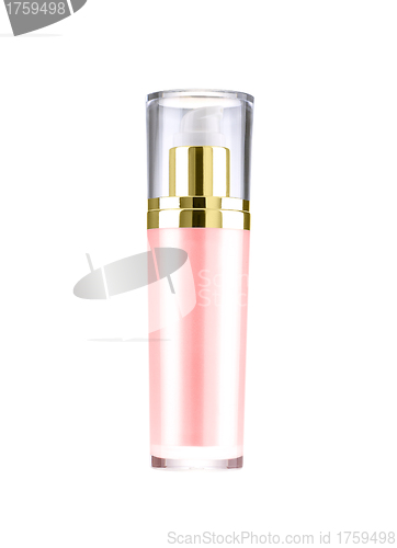 Image of luxury cosmetic container isolated on white